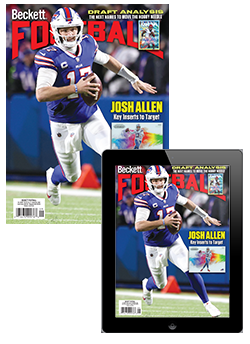 Beckett Football Magazine Beckett Football Combo